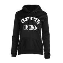 Women Letters Print Long Sleeve Pocket Hooded Sweatshirt Slim Fit Pullover Hoodies Sweatershirt Hoody Jumper Outerwear Top ELY