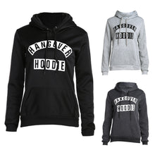 Women Letters Print Long Sleeve Pocket Hooded Sweatshirt Slim Fit Pullover Hoodies Sweatershirt Hoody Jumper Outerwear Top ELY