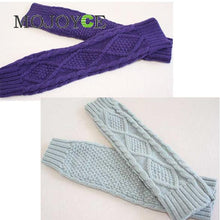 Women Long Arm Wristband Knitting Crochet Fingerless Wristlet Glove 1STL ELY