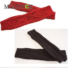 Women Long Arm Wristband Knitting Crochet Fingerless Wristlet Glove 1STL ELY