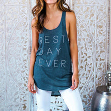 Women Loose Letter Print Crop Top Casual Sleeveless Blusa Cropped Vest Shirt Tank tops Crops for T-shirt 1STL ELY