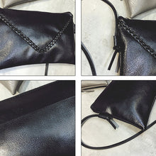 Women Messenger Bags Knitting Women Leather Handbags Ladies Small Cross Body Shoulder Bags Bolsas Sac A Main Women Clutches ELY