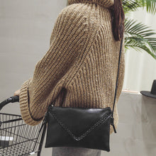 Women Messenger Bags Knitting Women Leather Handbags Ladies Small Cross Body Shoulder Bags Bolsas Sac A Main Women Clutches ELY
