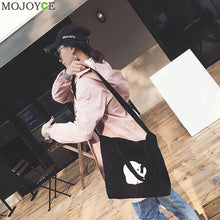 Women Flannel Canvas Bag with Cartoon Cat Women Bag Flannel Handbag Shoulder Bag Clutch bolsa feminina bolsos mujer ELY