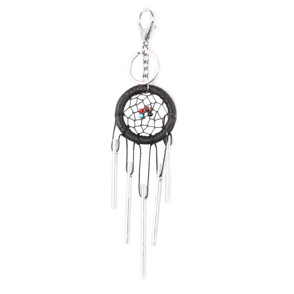 Women Opal Natural Stone Dream Catcher Charms Keychain Charming Tassel Shaped Keychain Jewelry Accessories Dream Catcher ELY