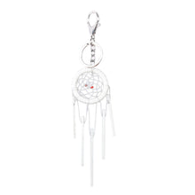 Women Opal Natural Stone Dream Catcher Charms Keychain Charming Tassel Shaped Keychain Jewelry Accessories Dream Catcher ELY