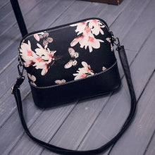 Women PU Leather Floral Print Handbag Shoulder Satchel Messenger Bags Clutch Small Travel Crossbody Bag Bolsa Feminina ELY