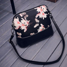 Women PU Leather Floral Print Handbag Shoulder Satchel Messenger Bags Clutch Small Travel Crossbody Bag Bolsa Feminina ELY