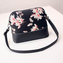 Women PU Leather Floral Print Handbag Shoulder Satchel Messenger Bags Clutch Small Travel Crossbody Bag Bolsa Feminina ELY