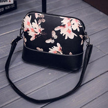 Women PU Leather Floral Print Handbag Shoulder Satchel Messenger Bags Clutch Small Travel Crossbody Bag Bolsa Feminina ELY