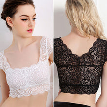 Women Padded Lace Cap Sleeve Wide Shoulder Straps Base Shirt Camisole ELY