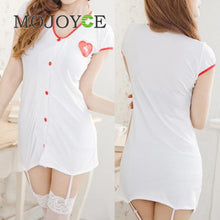 Women Sexy Adult Lingerie Seductive Nurse Cosplay Costume Babydoll Dress 1STL ELY