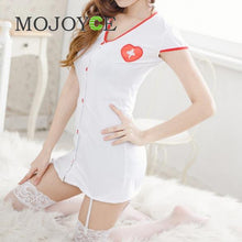 Women Sexy Adult Lingerie Seductive Nurse Cosplay Costume Babydoll Dress 1STL ELY