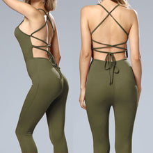 Women Sexy Jumpsuits Casual Rompers Backless Bind Spaghetti Strap Bodycon V-Neck Rompers Womens Jumpsuit Combinaison Femme ELY