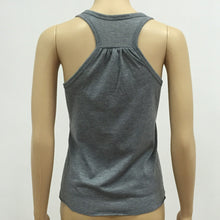 Women Tank Tops Sleeveless Round Neck Loose T Shirt Ladies Vest Tank Tops T Shirt Tees Fitness Letter Print Tank ELY