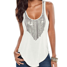 Women V Shape Black Dots Printed Sleeveless Loose Camisole Tank Tops Womens Sleeveless T Shirt Tee Vest Cami Loose plus-size ELY