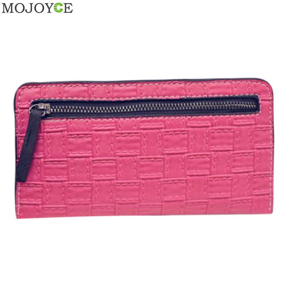 Women Wallet Long Purse Clutch Leather Wallet Cards Holder Clutch Handbag Bags Purse Coin Purse Bolsa Feminina ELY