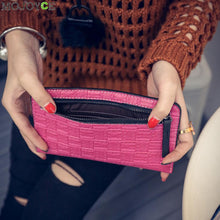 Women Wallet Long Purse Clutch Leather Wallet Cards Holder Clutch Handbag Bags Purse Coin Purse Bolsa Feminina ELY