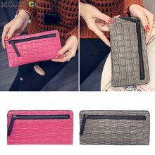 Women Wallet Long Purse Clutch Leather Wallet Cards Holder Clutch Handbag Bags Purse Coin Purse Bolsa Feminina ELY