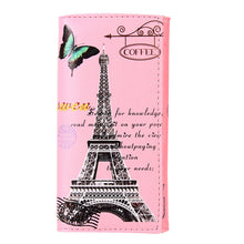 Women Wallet Long Smooth PU Leather Money Purse ID Credit Card Holder Coin Purses Clutch Money Bags Graffiti Embossed PU Holder ELY