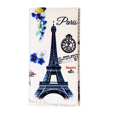 Women Wallet Long Smooth PU Leather Money Purse ID Credit Card Holder Coin Purses Clutch Money Bags Graffiti Embossed PU Holder ELY