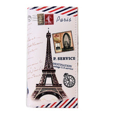 Women Wallet Long Smooth PU Leather Money Purse ID Credit Card Holder Coin Purses Clutch Money Bags Graffiti Embossed PU Holder ELY