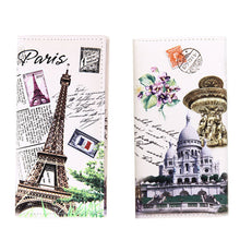 Women Wallet Long Smooth PU Leather Money Purse ID Credit Card Holder Coin Purses Clutch Money Bags Graffiti Embossed PU Holder ELY
