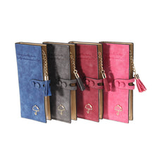 Women Wallets Matte PU Leather Lady Handbags Hasp Tassel Zipper Clutch Coin Purse Cards Holder Moneybags Woman Burse Wallet Bags ELY