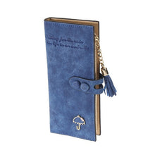 Women Wallets Matte PU Leather Lady Handbags Hasp Tassel Zipper Clutch Coin Purse Cards Holder Moneybags Woman Burse Wallet Bags ELY