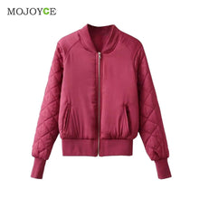 Women Warm Black Bomber Jacket Short Thin Padded Baseball Pilot Bomber Coat Outerwear Army Jacket Biker Coat Women Basic Coats ELY