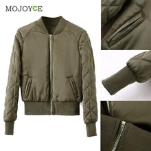 Women Warm Black Bomber Jacket Short Thin Padded Baseball Pilot Bomber Coat Outerwear Army Jacket Biker Coat Women Basic Coats ELY