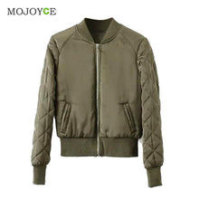 Women Warm Black Bomber Jacket Short Thin Padded Baseball Pilot Bomber Coat Outerwear Army Jacket Biker Coat Women Basic Coats ELY