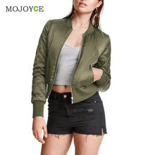 Women Warm Black Bomber Jacket Short Thin Padded Baseball Pilot Bomber Coat Outerwear Army Jacket Biker Coat Women Basic Coats ELY