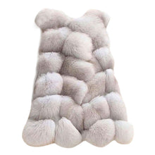 Women Warm Outwear Slim Vest Faux Fox Fur Waistcoat Jacket Coat 1STL ELY