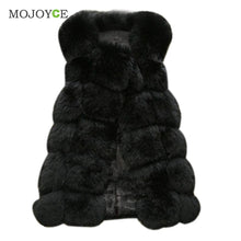 Women Warm Outwear Slim Vest Faux Fox Fur Waistcoat Jacket Coat 1STL ELY