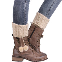 Women Crochet Knitted Stocking Footless Leg Warmers Boot 5 Colors Boot Cover Elastic Thigh High Cuffs Leg Warmers ELY