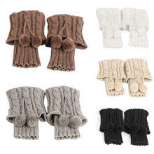 Women Crochet Knitted Stocking Footless Leg Warmers Boot 5 Colors Boot Cover Elastic Thigh High Cuffs Leg Warmers ELY