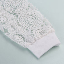 Womens Casual Women Lace Long Sleeve Shirt Casual Lace Loose Cotton Tops Shirt femininas blusas femininas ELY