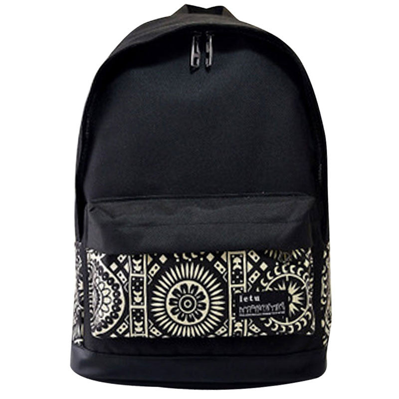 Womens Men Printing Backpack Bags Canvas Backpack Casual Laptop School Bag for Teenage Girls Women Backpacks Mochila ELY