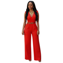 Womens V neck Bandage Bodycon Jumpsuit Romper Trousers Clubwear 1STL ELY