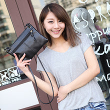 Wonmen Bag Leather Messenger Leisure Shoulder Bag Handbag Envelope Messenger Bags PU Leather Satchel Zipper Crossbody Bag 1STL ELY
