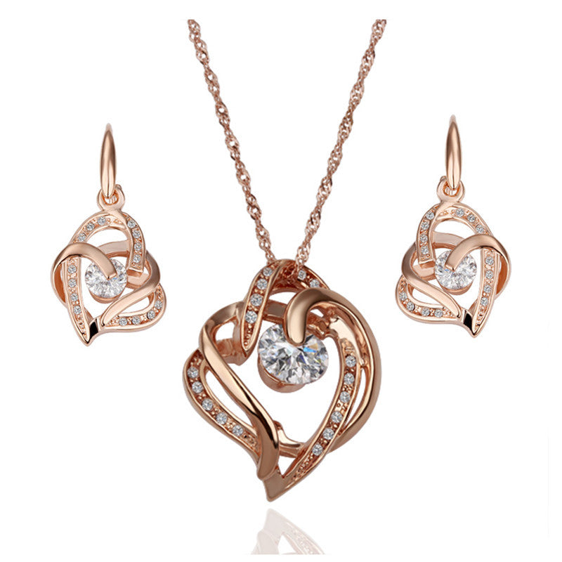 aliexpress 18K Gold Plating jewelry sets ruby jewelry SMTPS 72 ELY