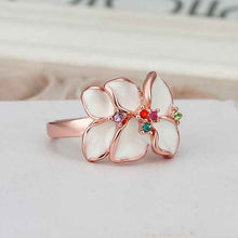 aliexpress 18k gold plated rings Lotus prices in euros bijoux women 542 ELY