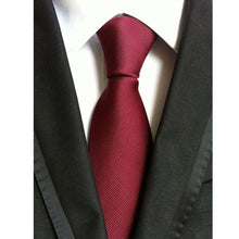 big Man Classic Striped Tie Jacquard Woven Silk Tie for Men's Business ELY