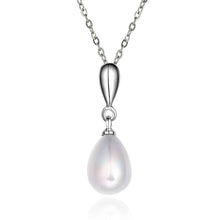 christmas gift bijoux women necklaces simulated pearl beads zircon woi pendant necklaceNPLP 49 ELY