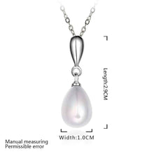 christmas gift bijoux women necklaces simulated pearl beads zircon woi pendant necklaceNPLP 49 ELY