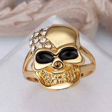 exo 18k gold plated rings gold domino men ring wedding jewelry 514 ELY