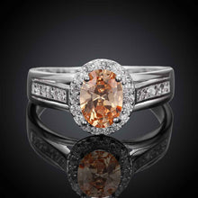 exo silver wedding ring precious stones aliancas charm FSPR 1 ELY