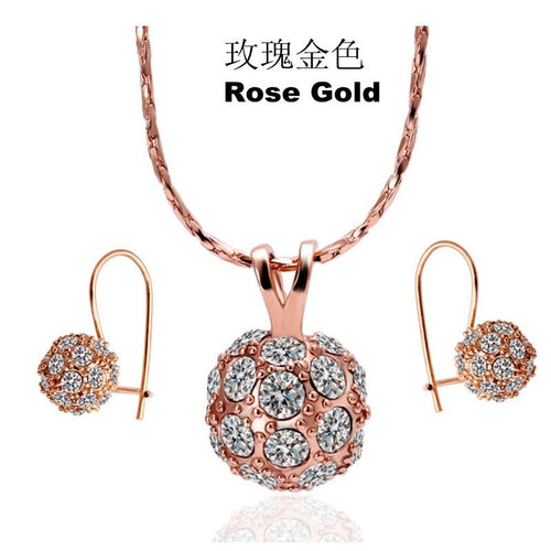 floating charms 18k gold plated jewelry sets jewellery SMTPS166 ELY