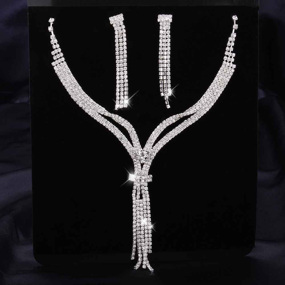 floating charms alise E+N ethnic crystal beads jewelry sets joias vintage jewelry set CRDS 4 ELY